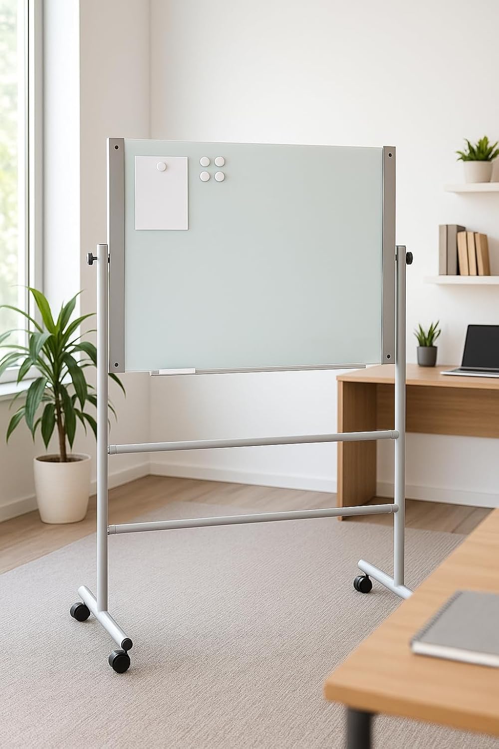 Audio-Visual Direct Mobile Stand Only, Fits 60" x 40" Glass Board