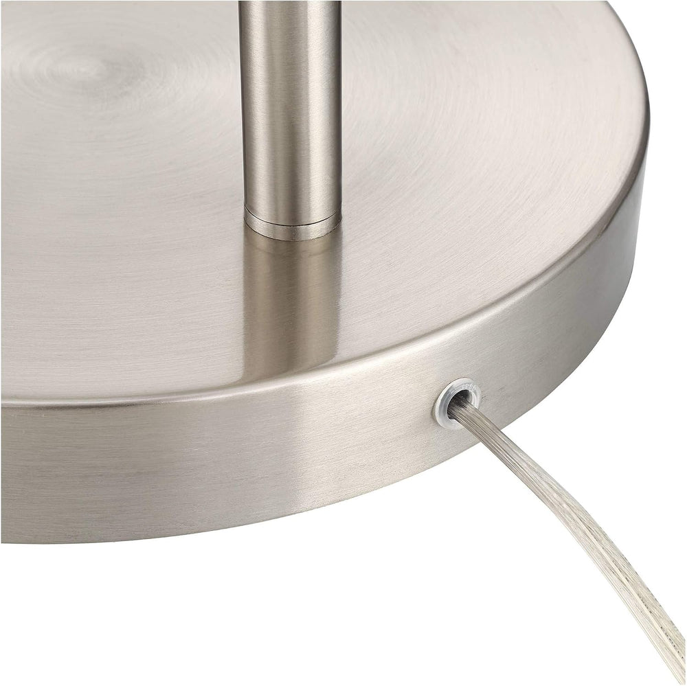 Cora 72" Tall Brushed Nickel Modern Arc Floor Lamp