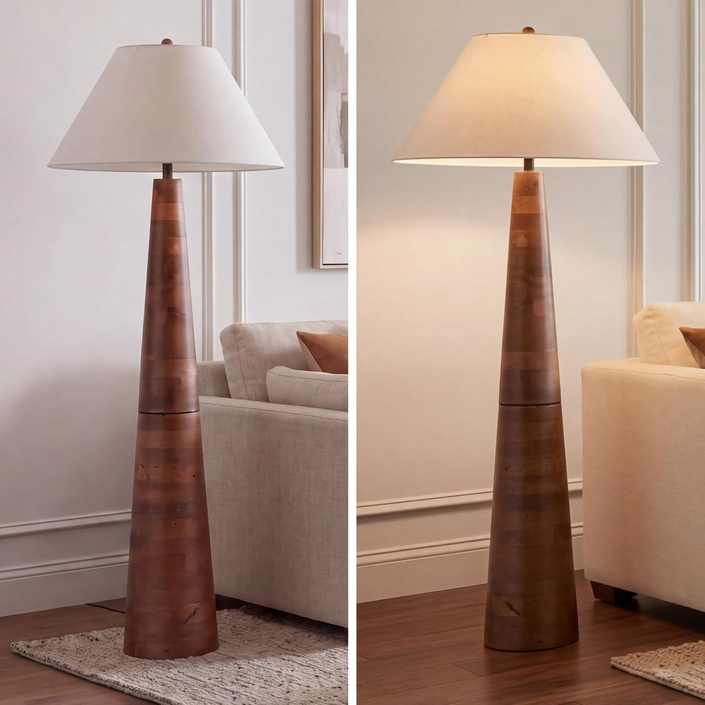 Signature Design by Ashley 1-Piece Contemporary Wood Floor Lamp