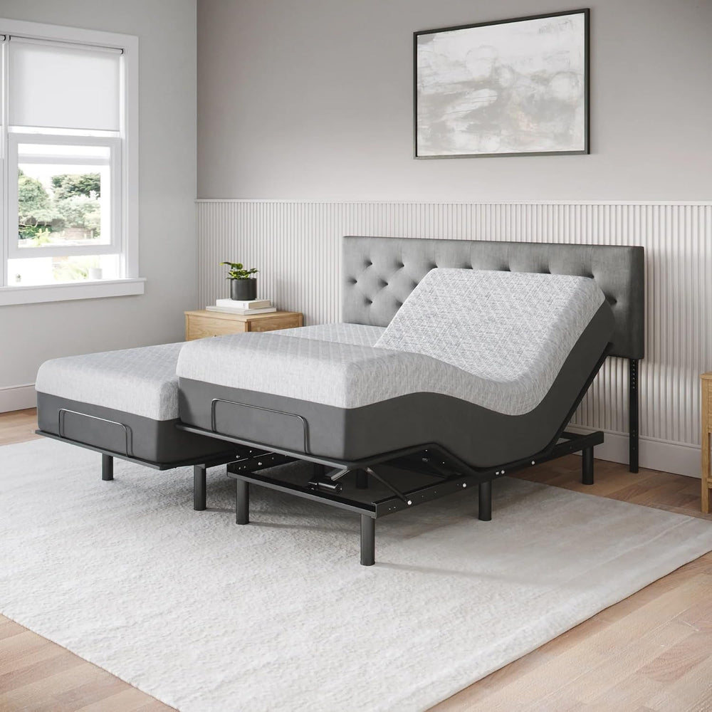 Celestial Sleep Aurora Adjustable Bed Base (Frame Only), Easy Assembly, Head ...
