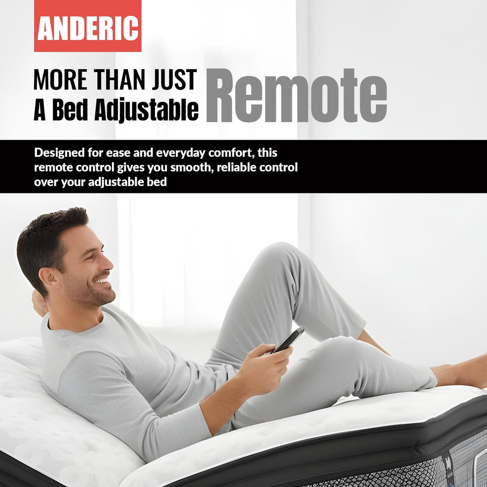 ANDERIC RF399A / RF368B for Sealy Ease Adjustable Bed Base Frames Remote