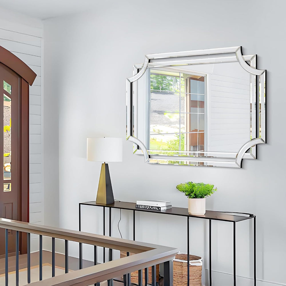 Chende 36"x47" Large Mirror for Wall, Elegant Rectangular Decorativ...