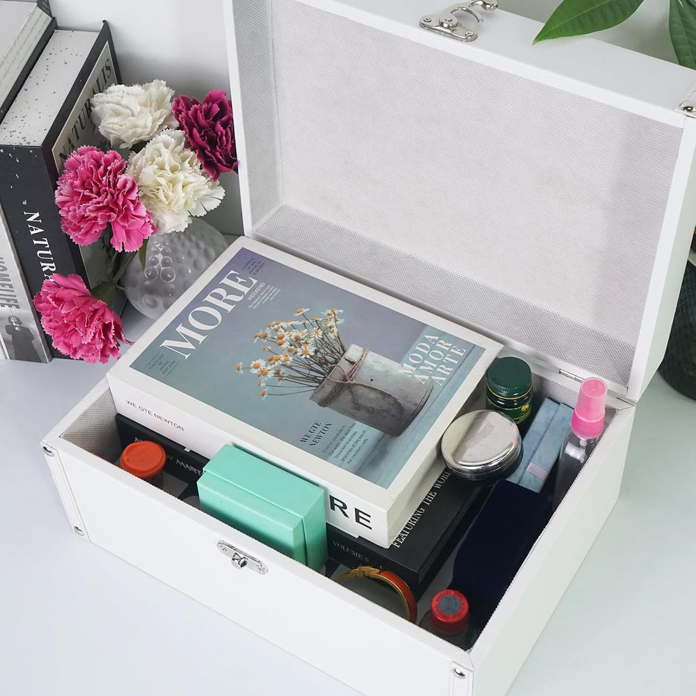 DreamsEden Wooden Decorative Storage Box with Handle
