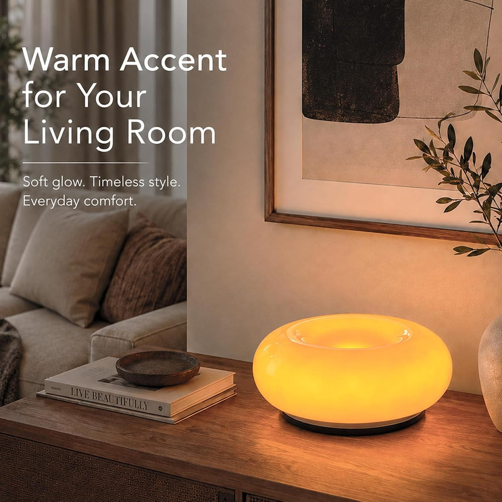 Orange Donut Table Lamp,Ambient Lighting Lamp,Aesthetic Room Decor