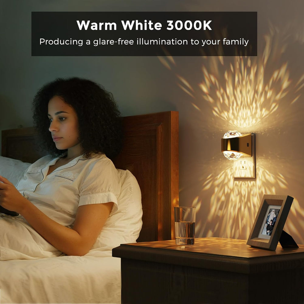 L LOHAS LED Projector Night Light,Night Lights Plug into Wall