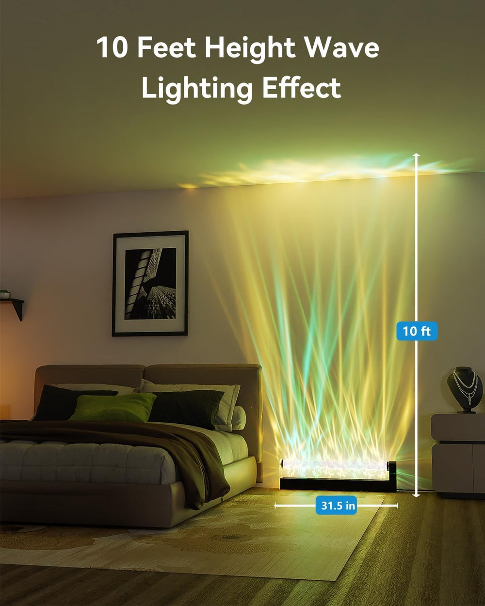 RGB Led Light for Wall Decor, Wall Lighting for Living Room
