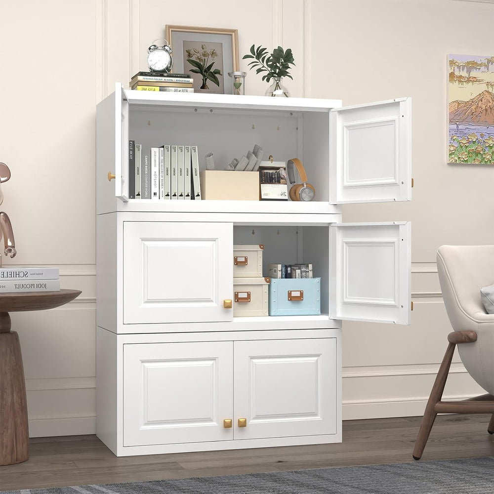 SteeLoong 15”Metal Wall Storage Cabinet,Upper Cabinet for Wardrobe