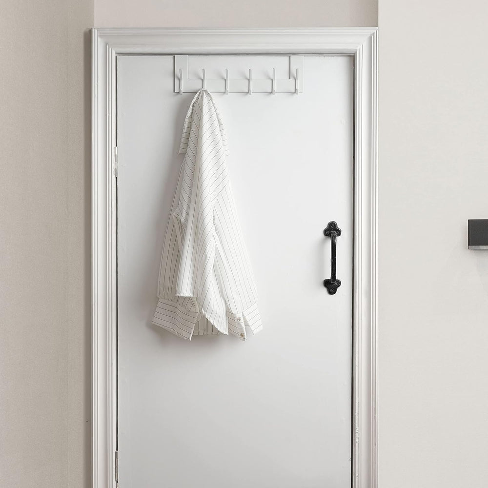 WEBI Over The Door Hook White,Over The Door Towel Rack,Door Hanger,Door Coat ...