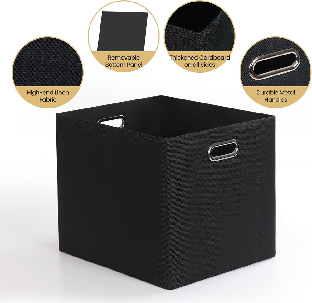 Posprica 3X Thicker Collapsible Storage Bins,13×15x13 Foldable Storage Cube B...