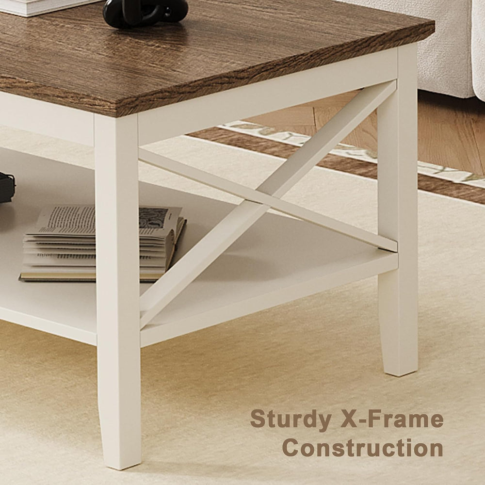ChooChoo Farmhouse Coffee Table with Thicker Legs