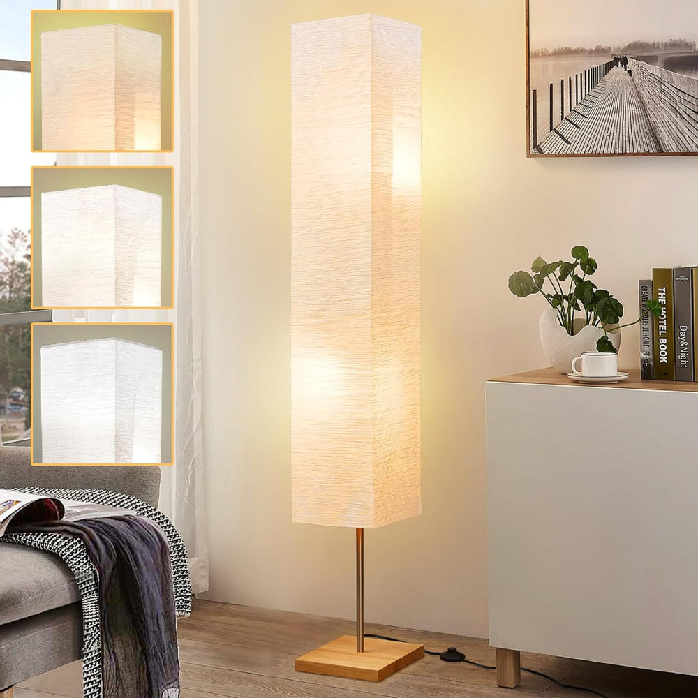 Floor Lamp for Living Room, Standing Lamp for Bedroom Column Tall Lamp
