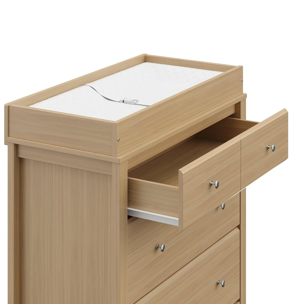 Storkcraft Horizon 3 Drawer Chest with Removable Changing Topper, Driftwood
