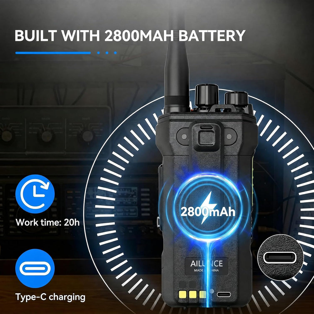 Retevis Ailunce HA1UV Ham Radio,IP67 Waterproof Two Way Radio for Emergency