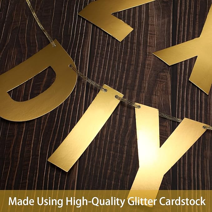 TaoBary 112 Pcs DIY Letter Kit Glitter Customizable Banner Letters Include 10...