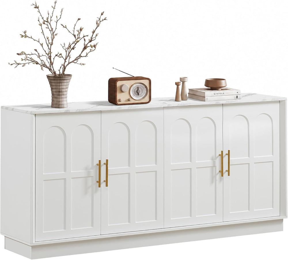 66.5" Sideboard Buffet Cabinet with Storage, Modern Credenza