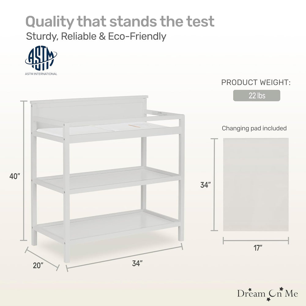 Dream On Me Jax Universal Changing table, Grey
