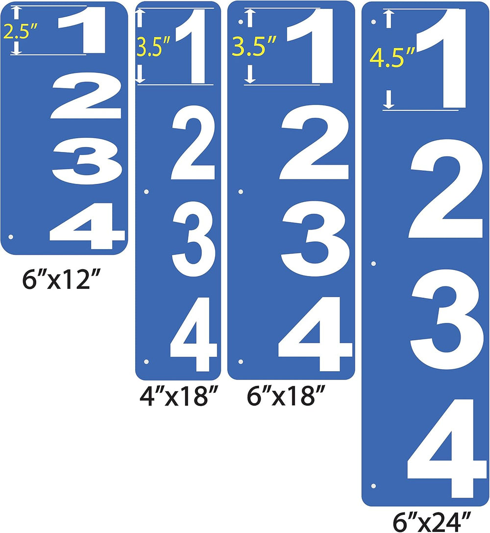 Reflective Custom Address Sign Highly Visible Day & Night, Excellent for ...
