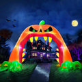 Giant Halloween Inflatables Pumpkin Archway Halloween Decorations Outdoor