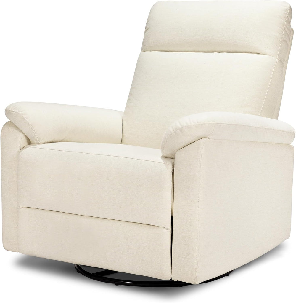 Davinci Suzy Recliner Glider w/ 360° Swivel, Manual, Vanilla
