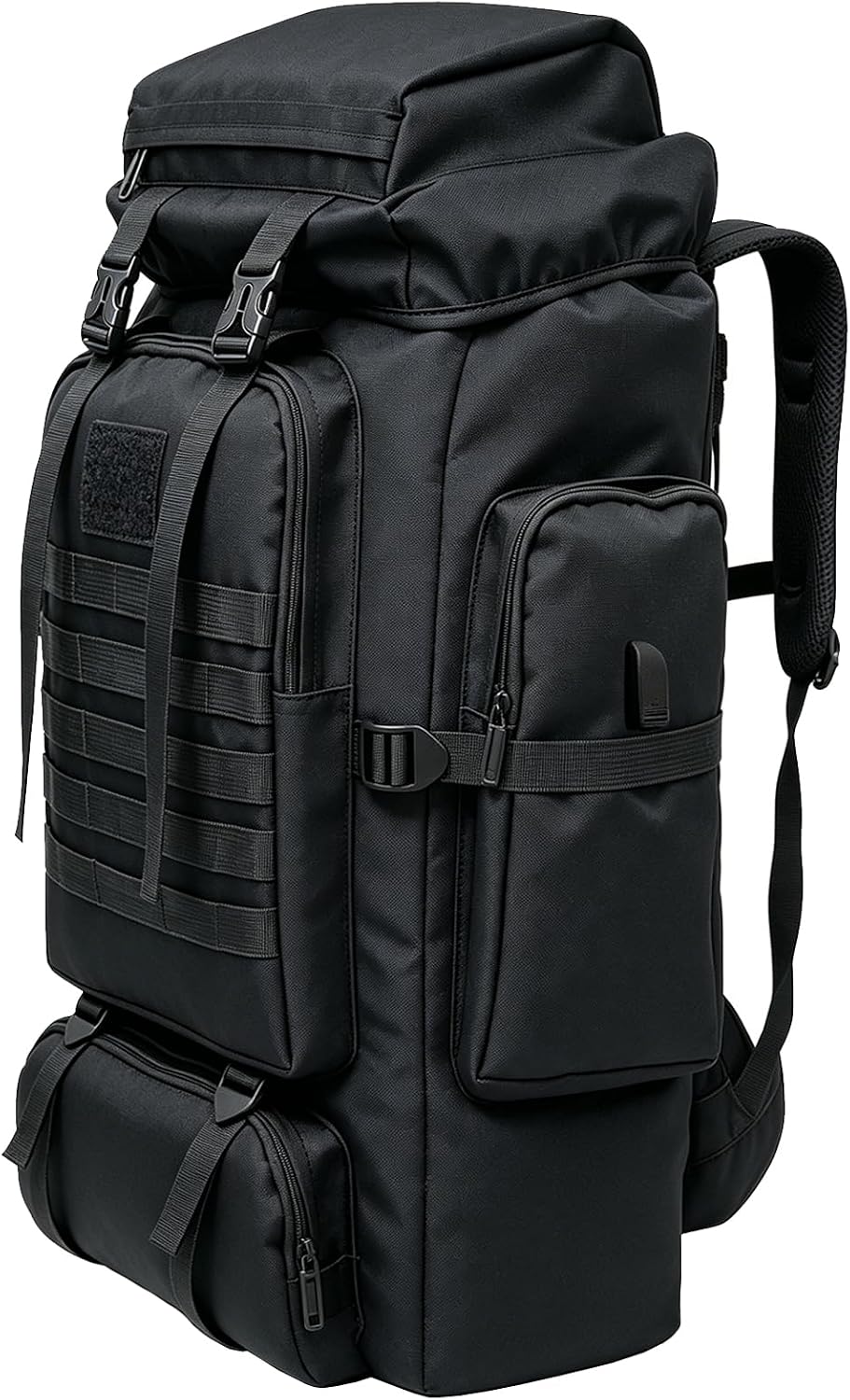 80L Hiking Backpack Camping Rucksack, 80 liters Large Capacity Outdoor Knapsa...