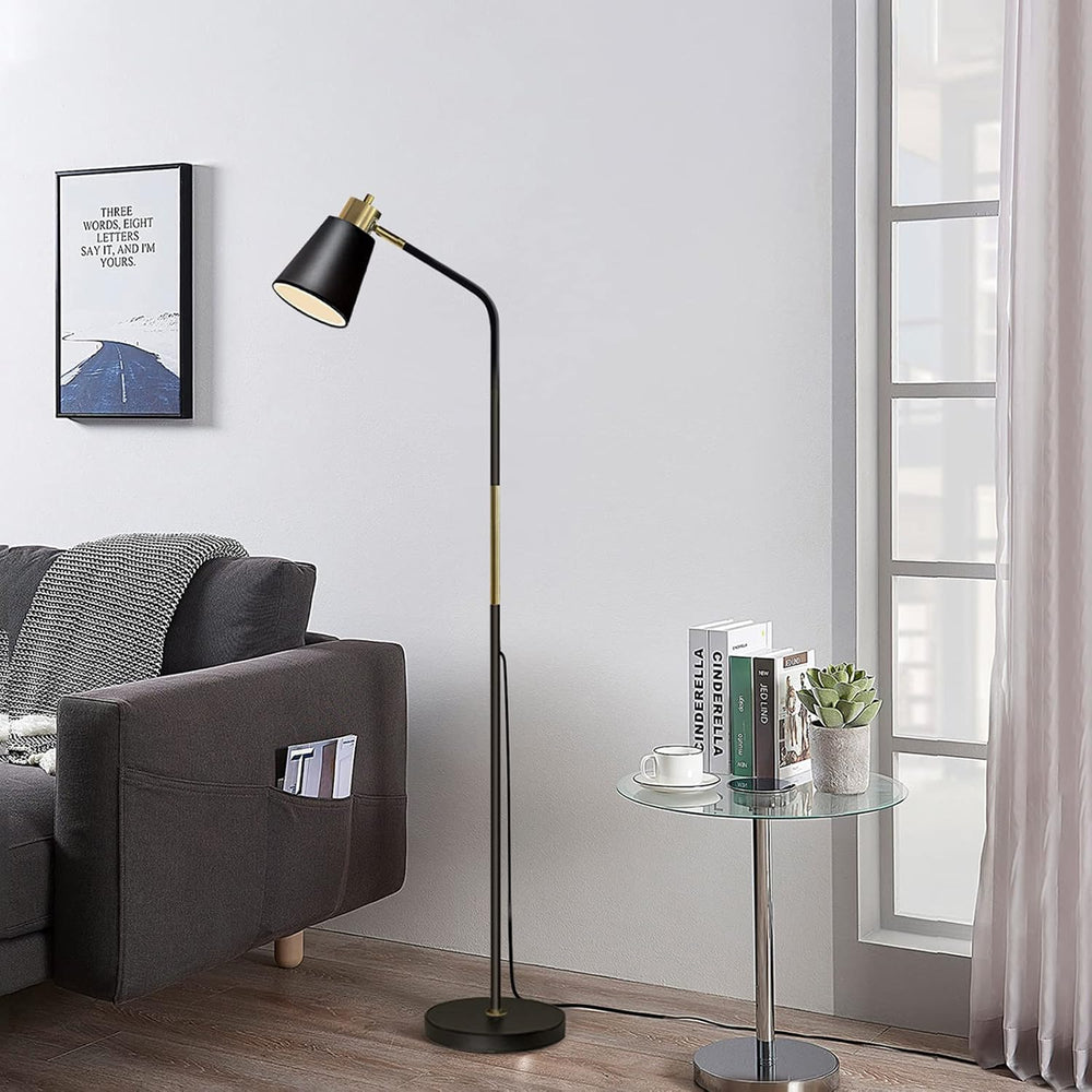LALISU Floor Lamp Industrial Floor Lamps Reading Farmhouse Standing Lamp