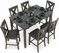 Signature Design by Ashley Caitbrook Counter Height Dining Table Set for 6