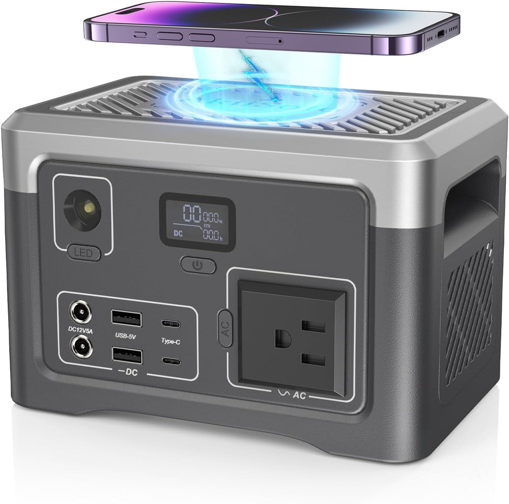 Portable Power Station 192Wh Outdoor Generator with AC Outlet 100W(200W Surge...