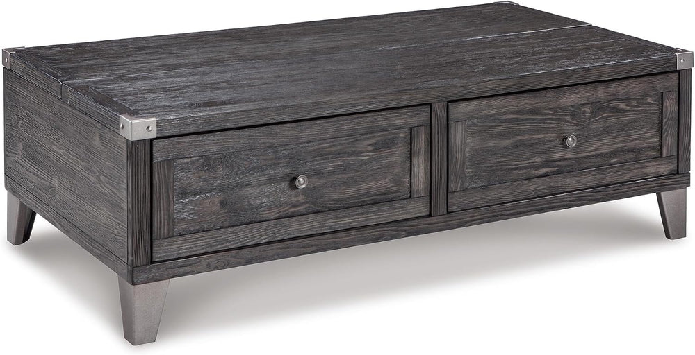 Signature Design by Ashley Todoe Lift Top Coffee Table, Dark Gray