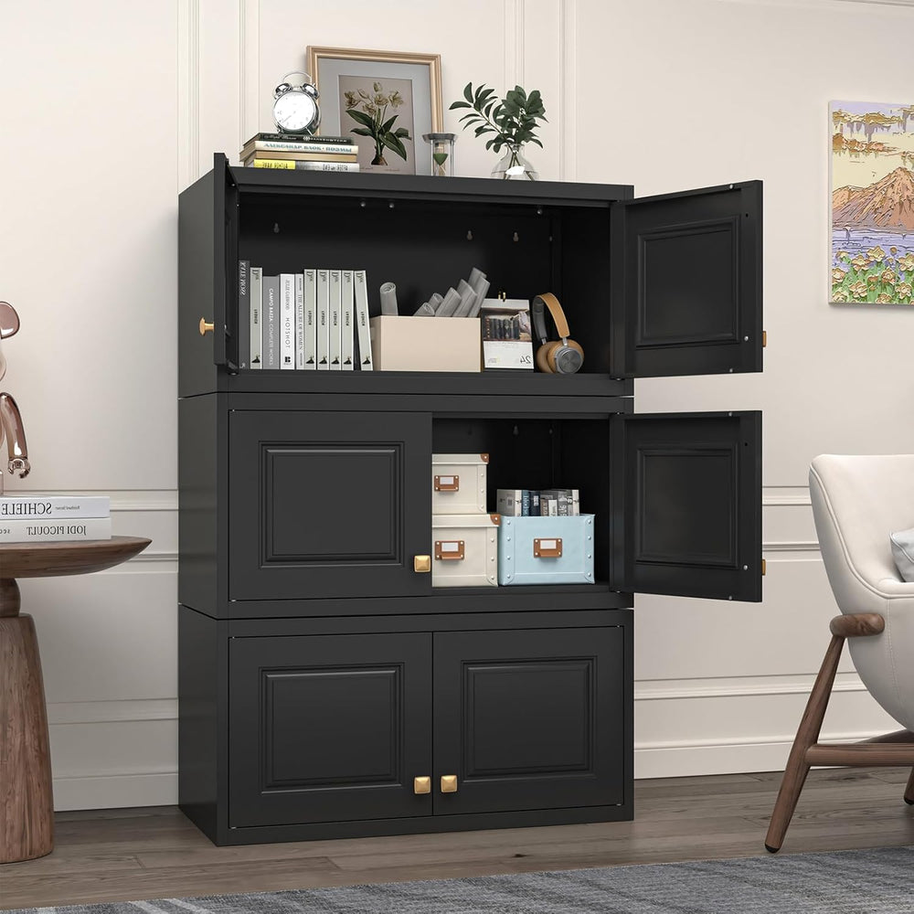 SteeLoong 15”Metal Wall Storage Cabinet,Upper Cabinet for Wardrobe