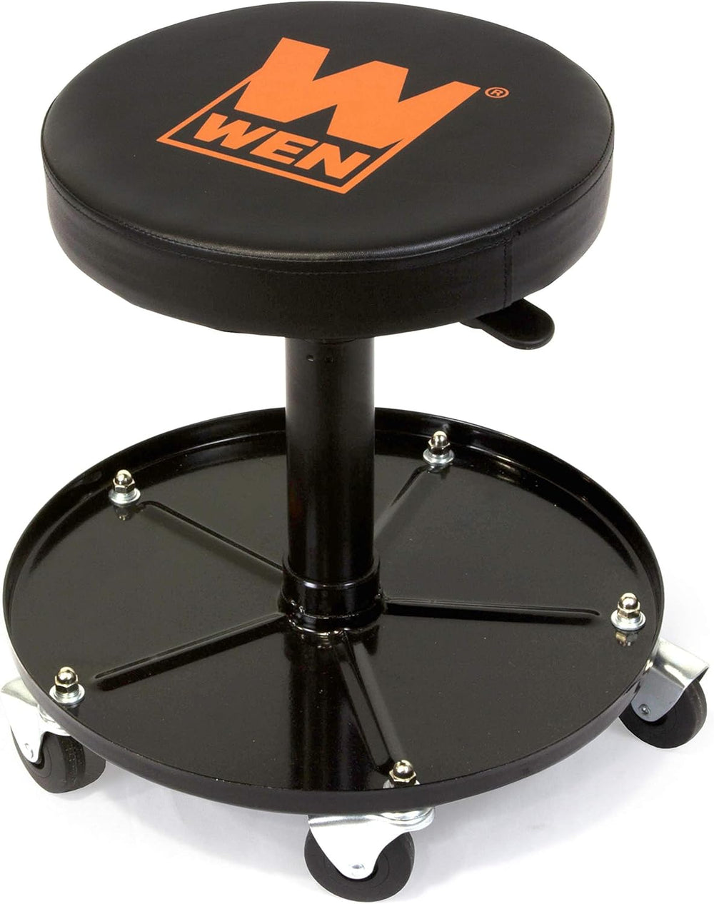 WEN 73012T 300-Pound Capacity Pneumatic Rolling Mechanic Stool