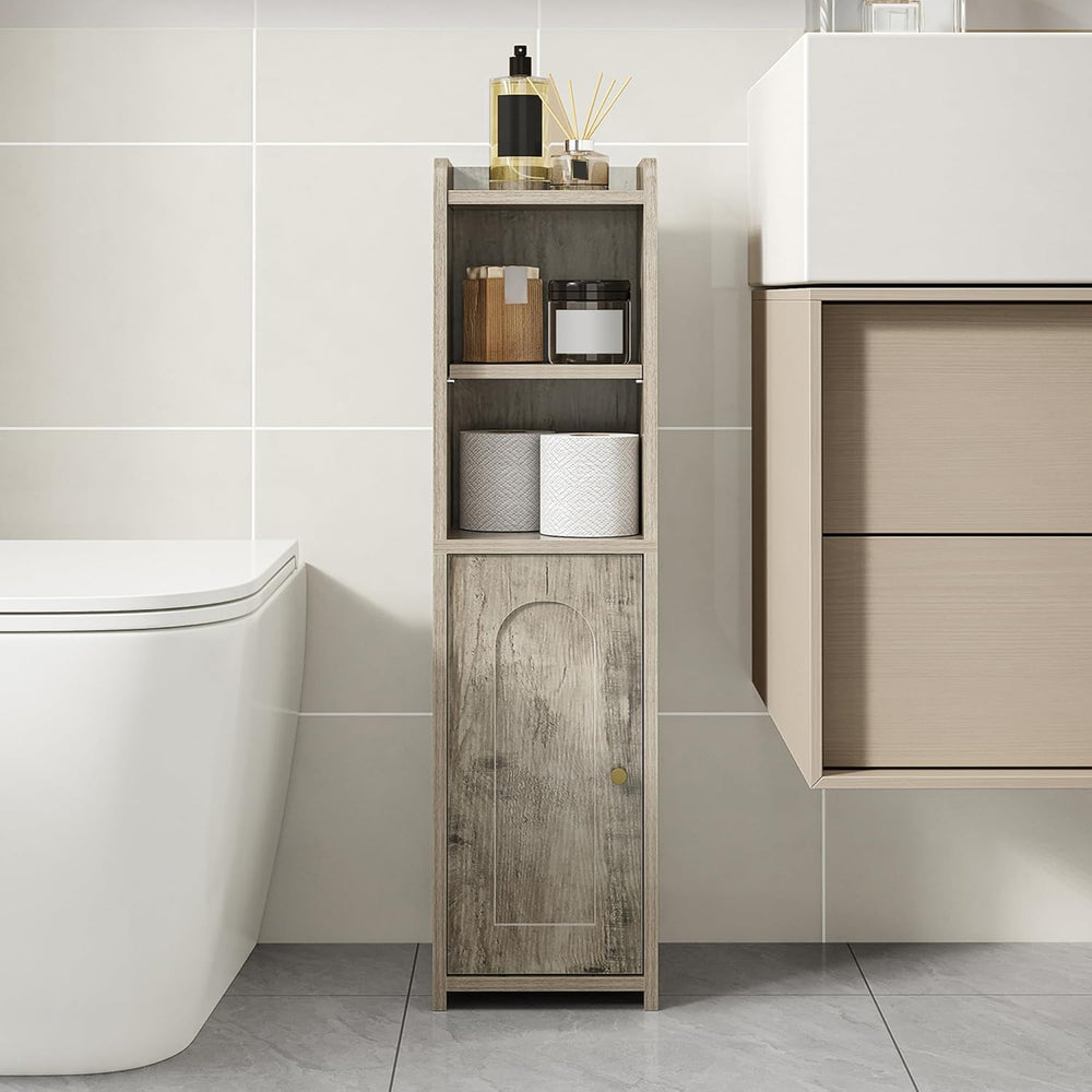 Hzuaneri Bathroom Storage Cabinet, Narrow Toilet Paper Cabinets with Doors