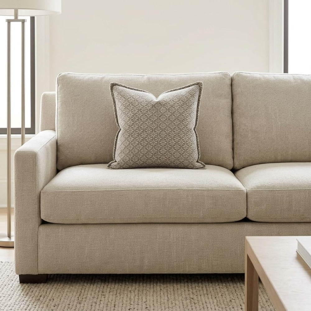 SanVia Designer Cotton Throw Pillow Covers 20x20 for Nooks, Beds & Sofas