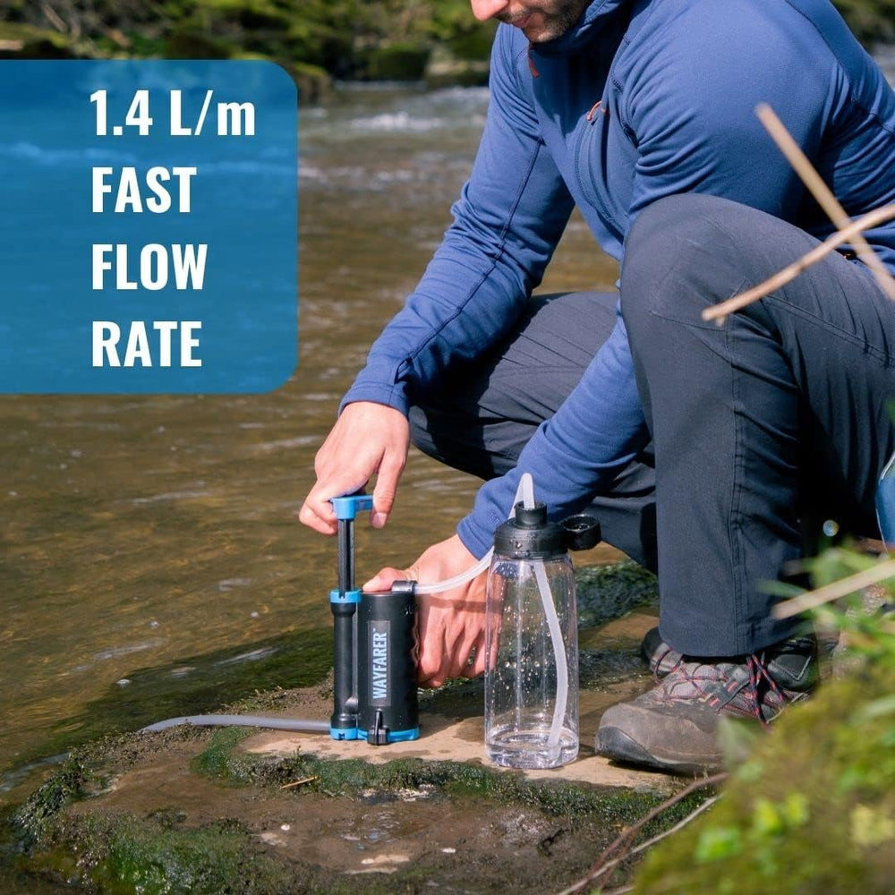 LifeSaver Wayfarer Water Purifier – Compact Military Grade Water Purification...