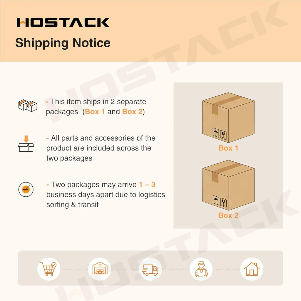 HOSTACK 71" Tall Triple Wide Bookshelf with Storage Drawers & Doors, Grey