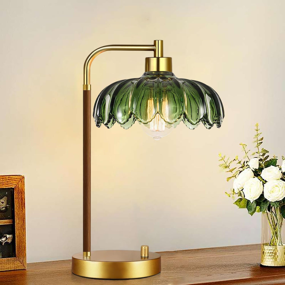 ILLMTW Vintage Table Lamp Set of 2 for Bedroom Living Room,Small Bedside Lamp...