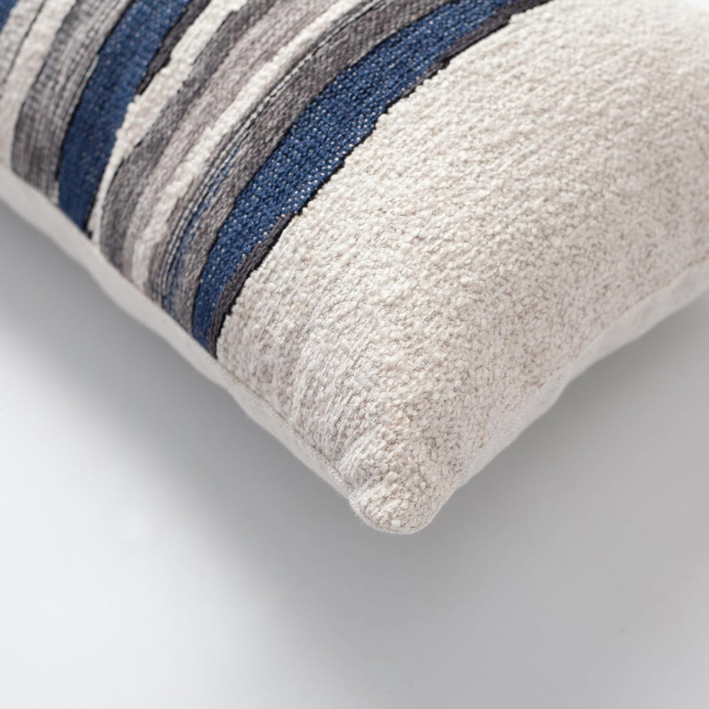 Throw Pillow Covers, Pack of 1, Combos, Navy Blue, 12"x20"
