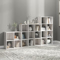 Signature Design by Ashley Paxberry Coastal 4 Cube Storage Organizer or Bookcase, Whitewash