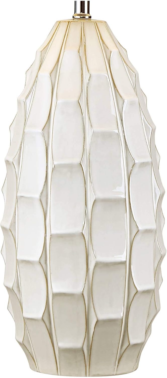 Cosgrove 32 3/4" Large Table Lamp Oval White Ceramic Modern