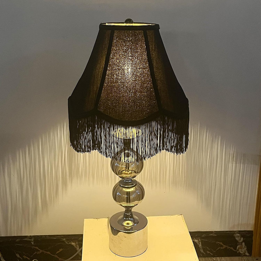 Black Bell Lamp Shades, 6" Top x 13" Bottom x 9.25" High, Scal...