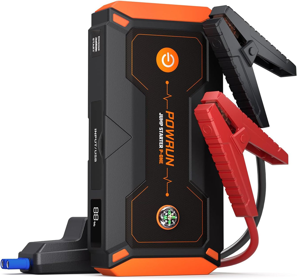 Powrun P-ONE Jump Starter, 2000A Portable Jump Box - Car Jump Starter Battery...