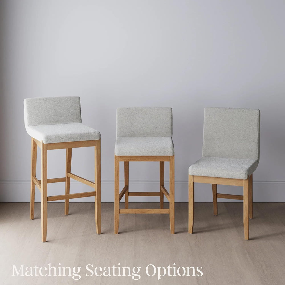 Nathan James Gracie Modern Counter Height Bar Stool with Back, Counter Stool ...