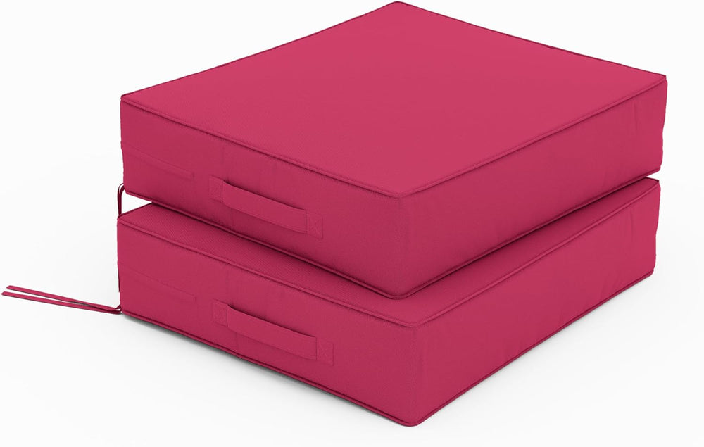 Patio Chair Cushions 18.5 x 16 x 4 Inch Waterproof Outdoor Seat Cushions for ...