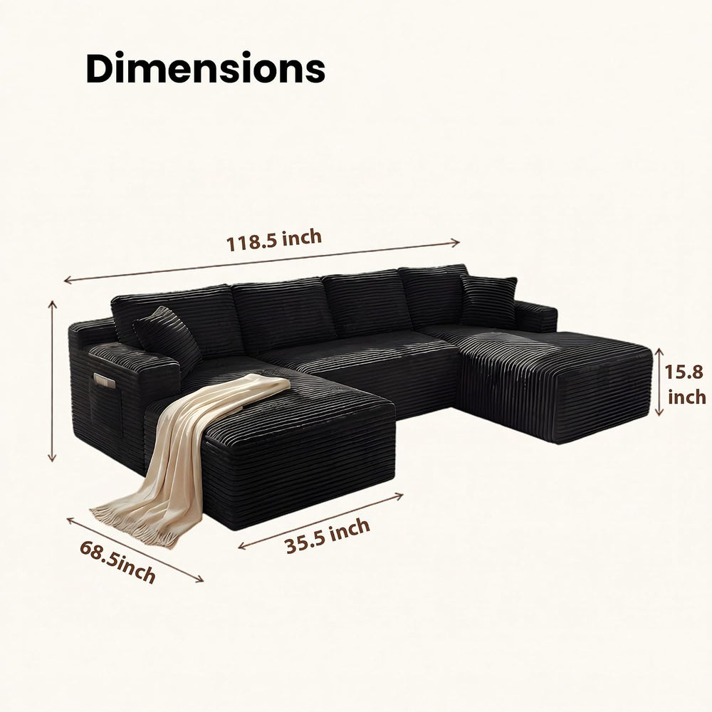 Boneless Couch Modular Sectional Sofa Cloud Couch