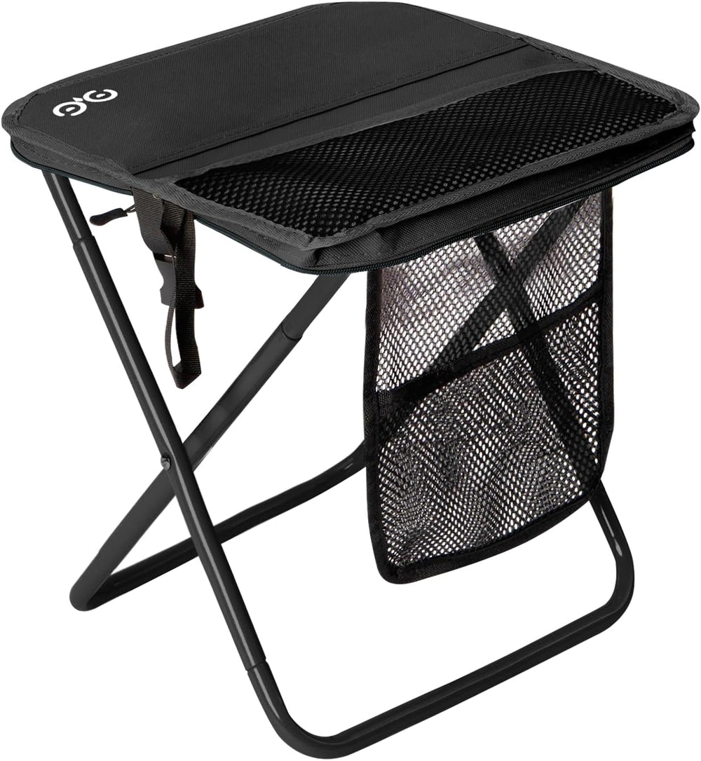 CAMDOOR Portable Folding Stool 16 Inch Collapsible Stool for Adults 400 lbs