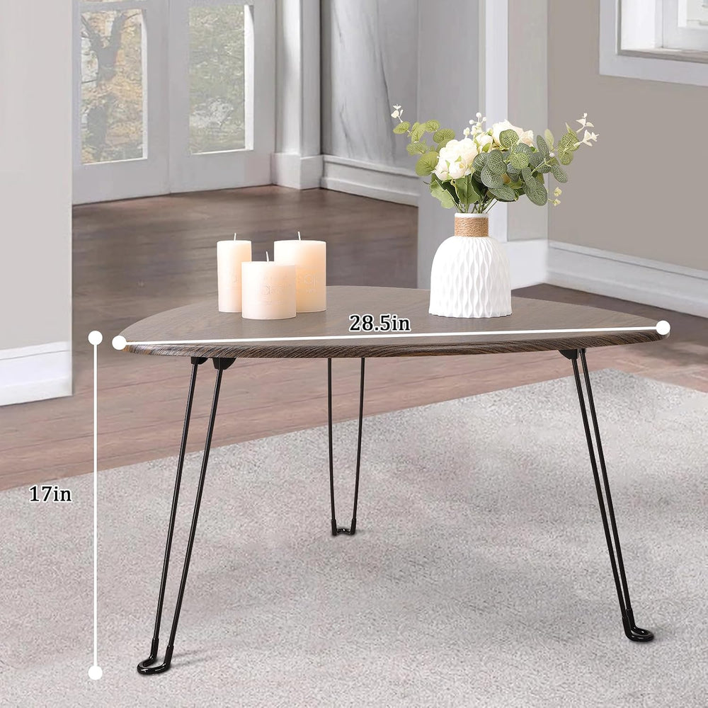 Folding Coffee Tables for Small Spaces Foldable Industrial Sofa Center Table ...