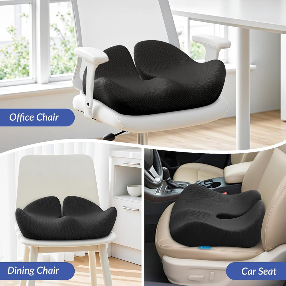 ZIKEE Ergonomic Seat Cushion for Pressure Relief, Pioneering Office Chair Cus...