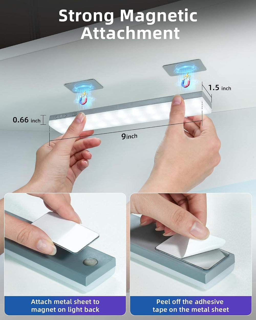 EZVALO 80RGB Color Changing Under Cabinet Lighting, Led Shelf Lights