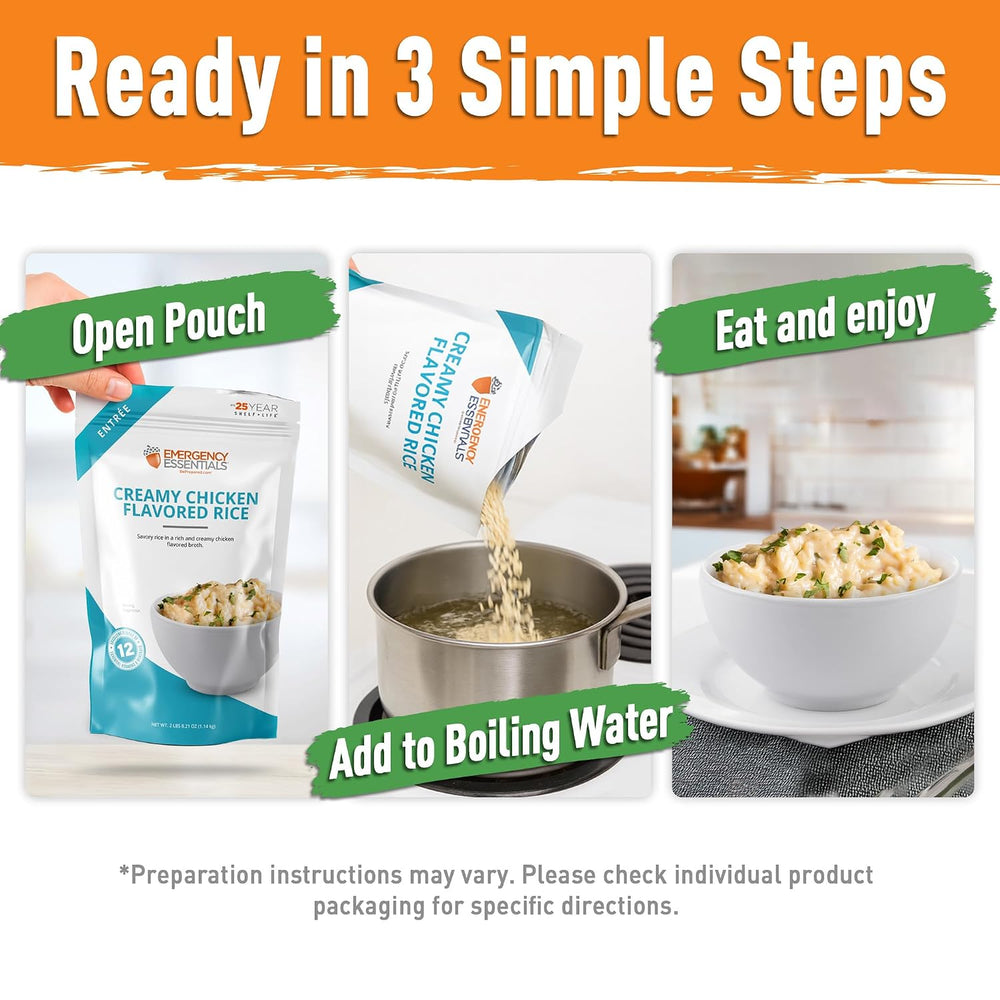 Emergency Essentials 1-Month Emergency Food Supply Bucket, 257 Servings, 56,6...