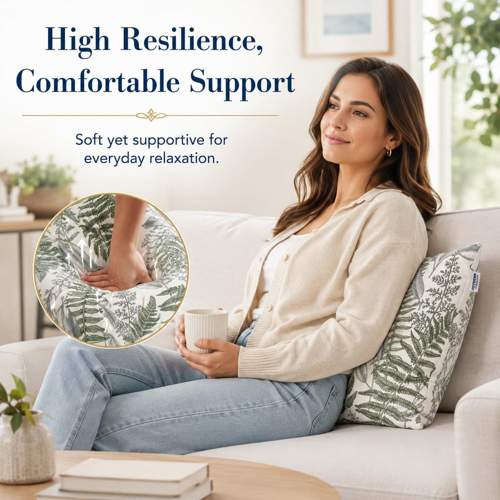 Outdoor Pillows 18×18 Inch Decorative Throw Pillows with Inserts