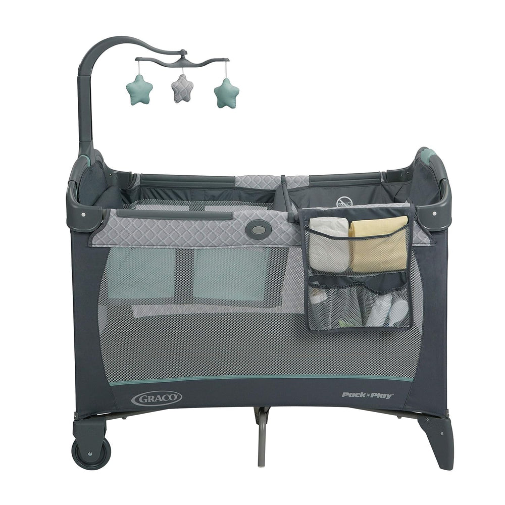 Graco Pack and Play Change 'n Carry Playard with Portable Changing Statio...
